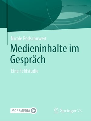 cover image of Medieninhalte im Gespräch